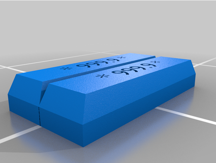 oro bar rubordon 3d print model - Mito3D