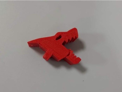 flexi dragon móvil mandíbula hsiehty 3d print model - Mito3D