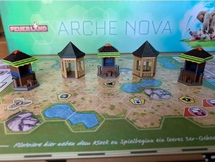 Arche Nova Kiosk Pavillon Arche Nova Flagge ikarl 3d print model - Mito3D