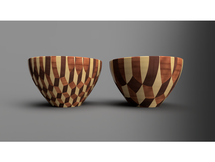 woodturning bowl 04 lichtzeichenanlage 3d print model - Mito3D