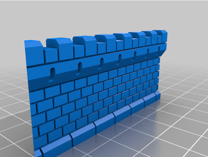 unofficial castle panic walls pir8 3d print model - Mito3D
