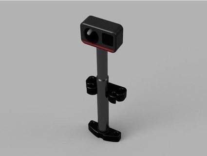 telecamera corpo montare insta360 k eye 3d print model - Mito3D