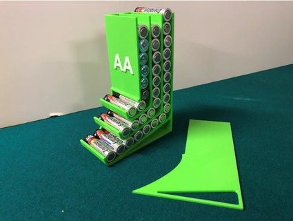 aa battery dispenser actually works klr-tom 3d print model - Mito3D