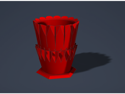 candle holder 76mm fdmbro 3d print model - Mito3D