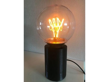 ikea nittio led lamp base socket - lampenhalter lampensockel polypirates 3d print model - Mito3D