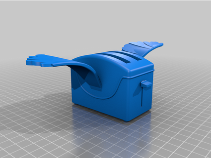 flying toaster fiveiron 3d print model - Mito3D
