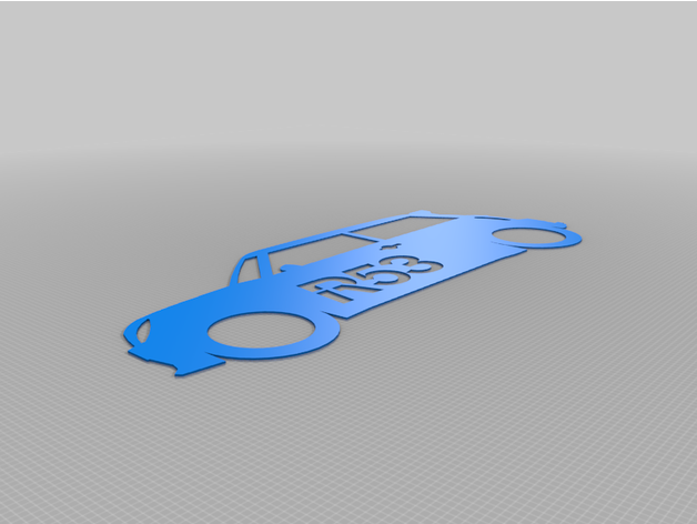 r53 mini tanoeiro chaveiro metalasanha 3D print model - Mito3D
