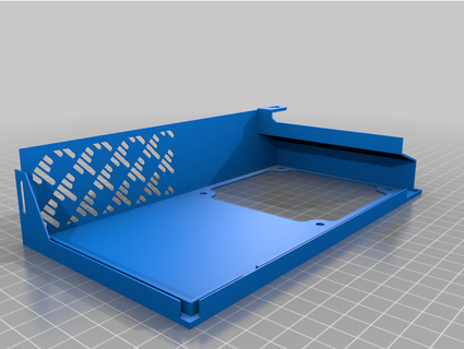 anycubic i3 Mega psu Startseite Mantel 92x92x14 Ventilator nah dran 3d print model - Mito3D