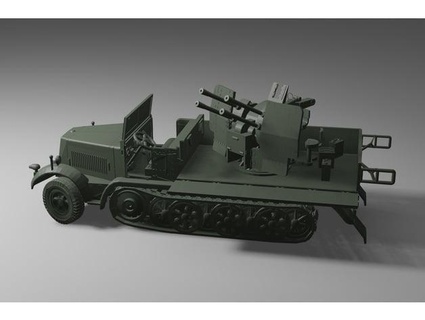sdkfz 7 2cm flak-vierling 38 1 56 pirate waik 3d print model - Mito3D