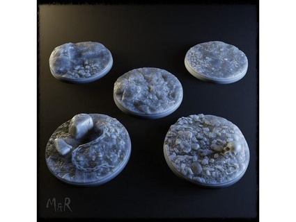 round bases -rocky maxraw 3d print model - Mito3D