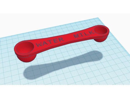 rata ratón pequeña animal mano crianza medición cuchara luisvarley 3d print model - Mito3D