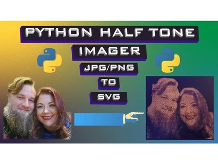 python svg half tone image converter dehammer 3d print model - Mito3D