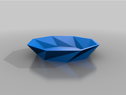lowpoly planter saucer doakley 42 3d print model - Mito3D
