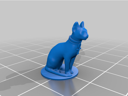 egyptian cat remix kdcool  3d print model - Mito3D