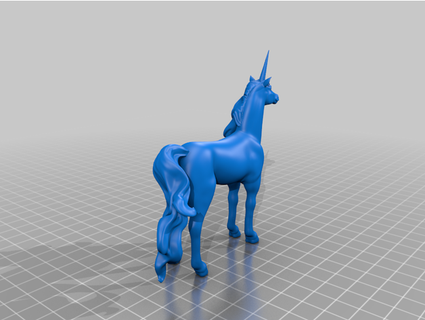 magical unicorn - remix dario32mercury 3d print model - Mito3D
