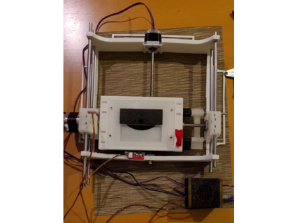 automático xy micro stage microscopia nadaderalam 3d print model - Mito3D