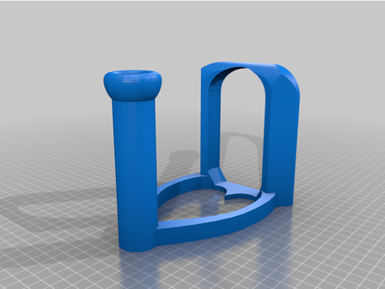 single unit filament holder mbkiel 3d print model - Mito3D