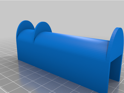 monoprice mp10 filamento suporte tri fence Tenente Lefse 3d print model - Mito3D