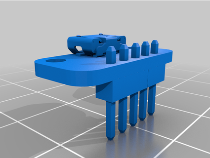 Adafruit usb micro ausbrechen Tafel tperfitt 3d print model - Mito3D