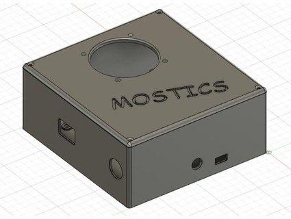 cnc 3018 pro mostics motherboard box fan 40x40 simters 3d print model - Mito3D