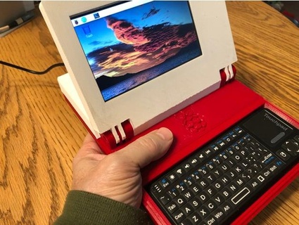 Mini Laptop Himbeere pi 4 aktiv Kühlung mikeschn 3d print model - Mito3D