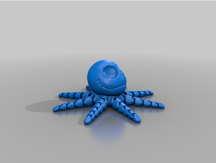 jack skellington octopus foam man86 3d print model - Mito3D