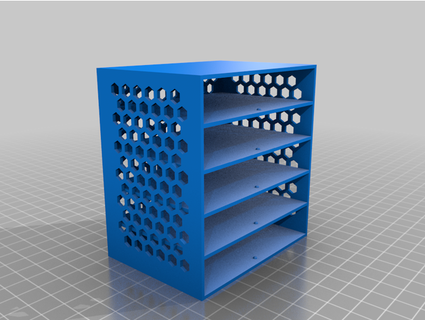 v6 drawer box without corner circles zhollis21 3d print model - Mito3D