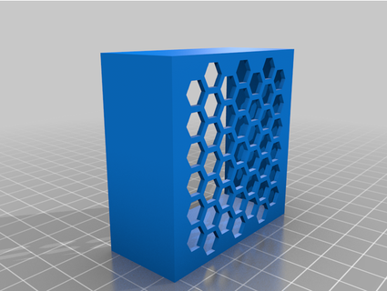 ender 3 pro psu 60mm fan cover honeycomb gonnasnipeum8 3d print model - Mito3D