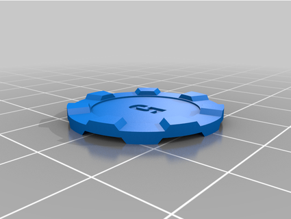 minimalistisch Poker Chip glnpqngjnbudxojnoo1 3d print model - Mito3D