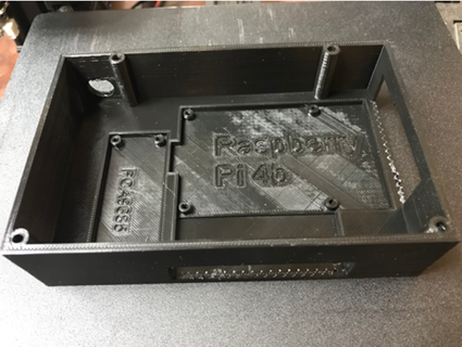 rubik cubo solver robô framboesa pi 4b base mhirst 3d print model - Mito3D