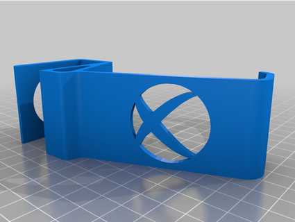 xbox controller mount 20mm desk humanscale woobie 3d print model - Mito3D