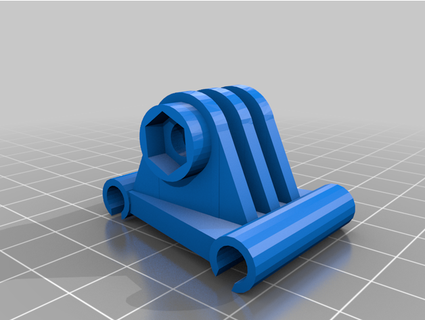 Tamiya sıcak çekim arka Silindir kafes gopro klips binmek piksel kırbacı 3d print model - Mito3D
