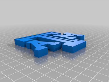 texas a&m logo 3dslabster 3d print model - Mito3D