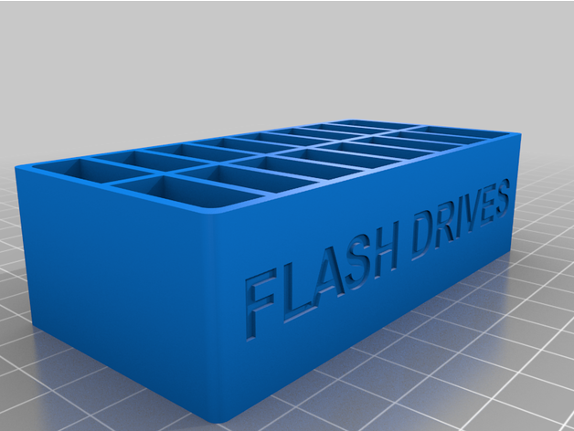 flaş sürücüler depolama Kutu Jekyl 3D print model - Mito3D