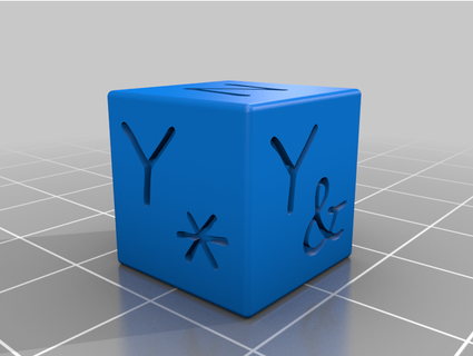 oracle dice yes ponika8 3d print model - Mito3D