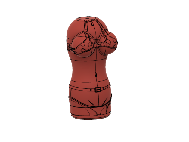 laiteux vachue shell masturbateur Fleshlight conversation 3D print model - Mito3D