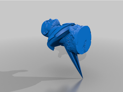 thanos infinito guerra busto superwan 3d print model - Mito3D