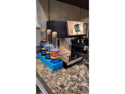 coffee bar syrup rack oneslobug 3d print model - Mito3D