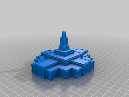 bentonville arkansas temple rodanx86 3d print model - Mito3D