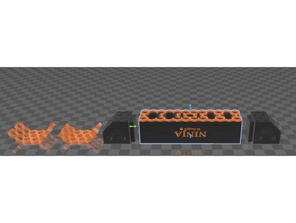 ninjas modulaire Tournevis grille ninjac 3d print model - Mito3D