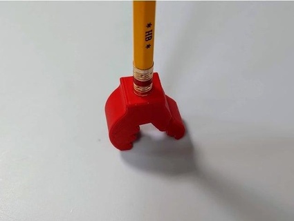 caranguejo garra lápis topo hsiehty 3d print model - Mito3D