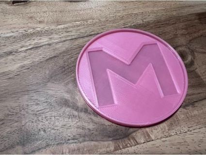 Coaster enfants lettre stefanmey 3d print model - Mito3D