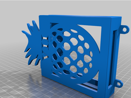 wifi pineapple mark vii wall mount cluckomatic 3d print model - Mito3D