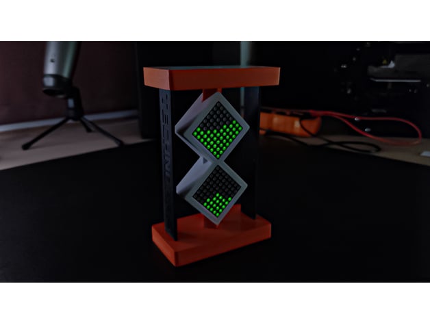 LED Sablier arduino technorap 3D print model - Mito3D