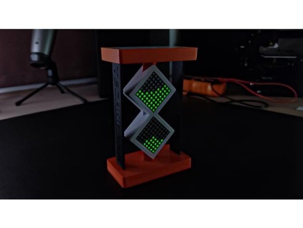 led hourglass arduino technorap 3d print model - Mito3D