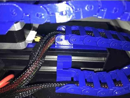 ender 3 cable chain rear mount slot covers corrected length position gadotraphael 3d print model - Mito3D