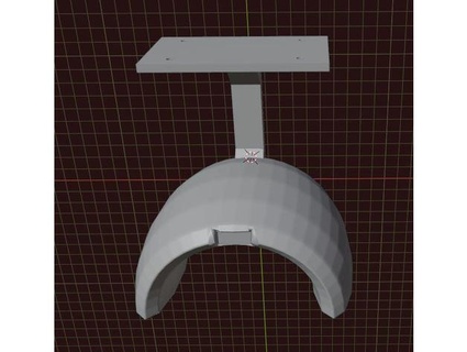 virtual realidad auriculares debajo escritorio percha jno88234 3d print model - Mito3D