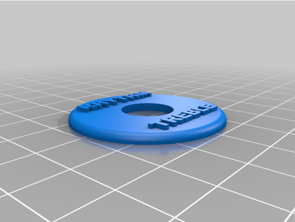 lp style toggle switch washer name plate sirmero 3d print model - Mito3D