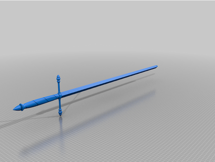 Castlevania alucard espada vento 3d print model - Mito3D