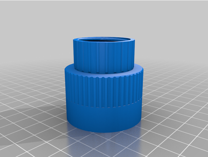 resin bottle adaptator disposable funnel jomind 3d print model - Mito3D